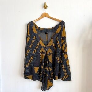 SAACHI shawl sweater